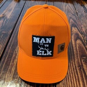 Carhartt Bright Orange Cap with Patch